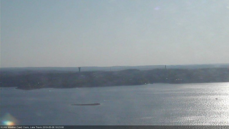 Lake Travis webcam, May 8, 2018 5:25 PM CT