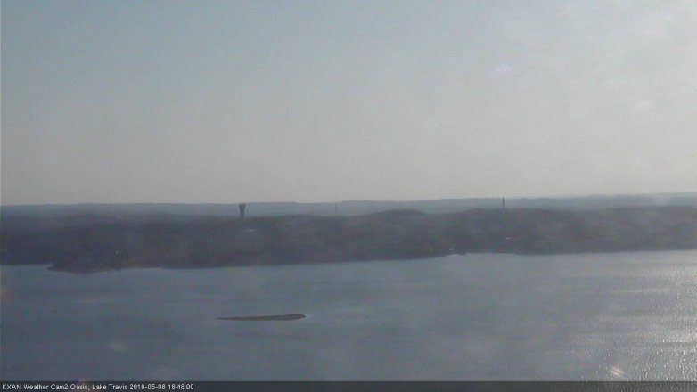 Lake Travis webcam, May 8, 2018 5:50 PM CT