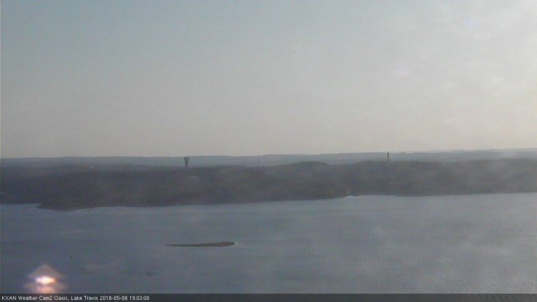 Lake Travis webcam, May 8, 2018 6:05 PM CT