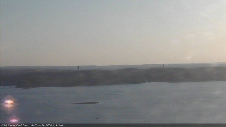 Lake Travis webcam, May 8, 2018 6:25 PM CT
