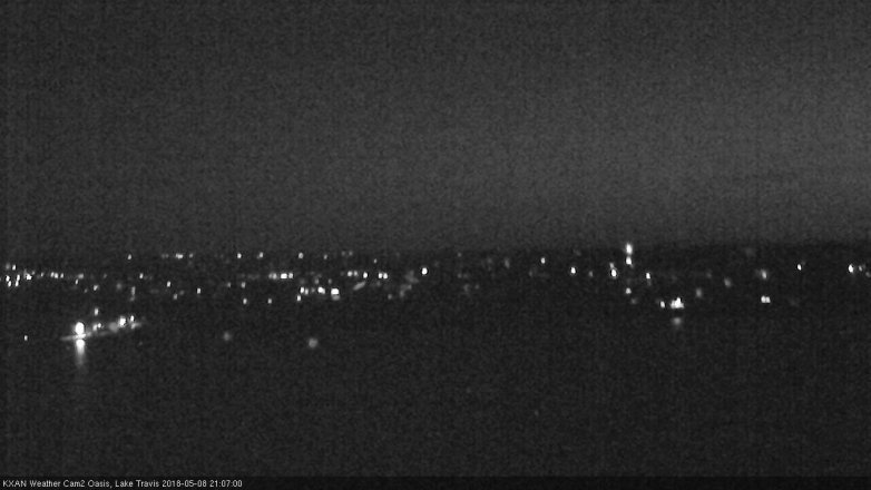 Lake Travis webcam, May 8, 2018 8:10 PM CT