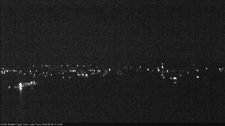 Lake Travis webcam, May 8, 2018 8:20 PM CT