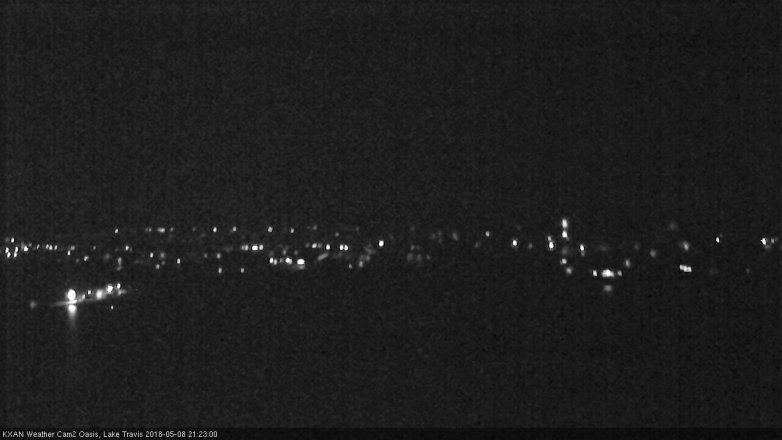 Lake Travis webcam, May 8, 2018 8:25 PM CT