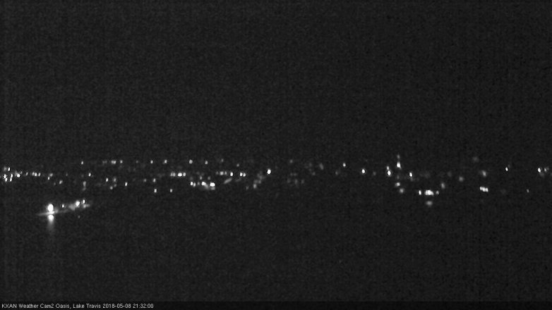Lake Travis webcam, May 8, 2018 8:35 PM CT