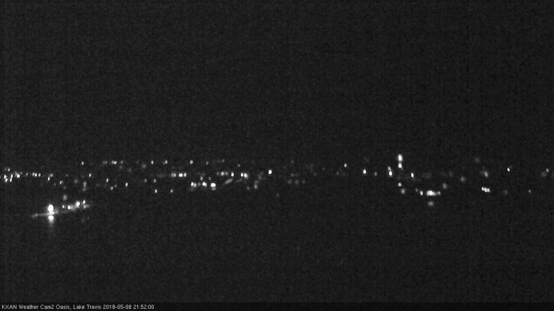 Lake Travis webcam, May 8, 2018 8:55 PM CT
