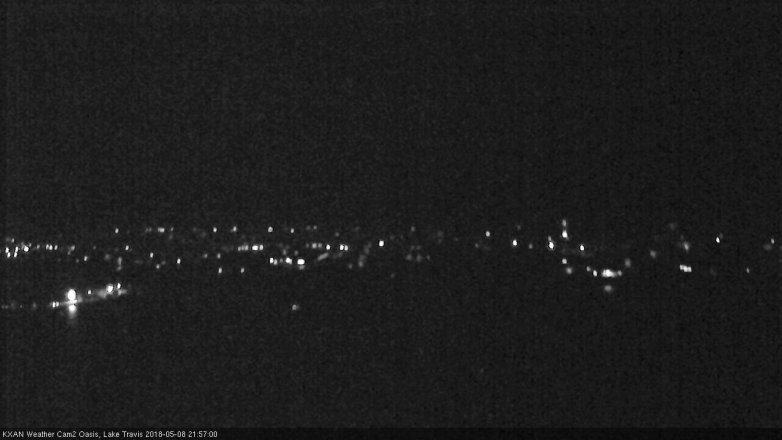 Lake Travis webcam, May 8, 2018 9:00 PM CT