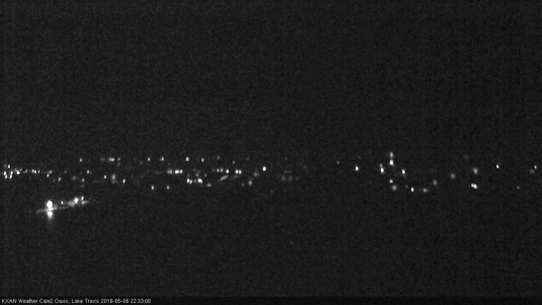 Lake Travis webcam, May 8, 2018 9:35 PM CT