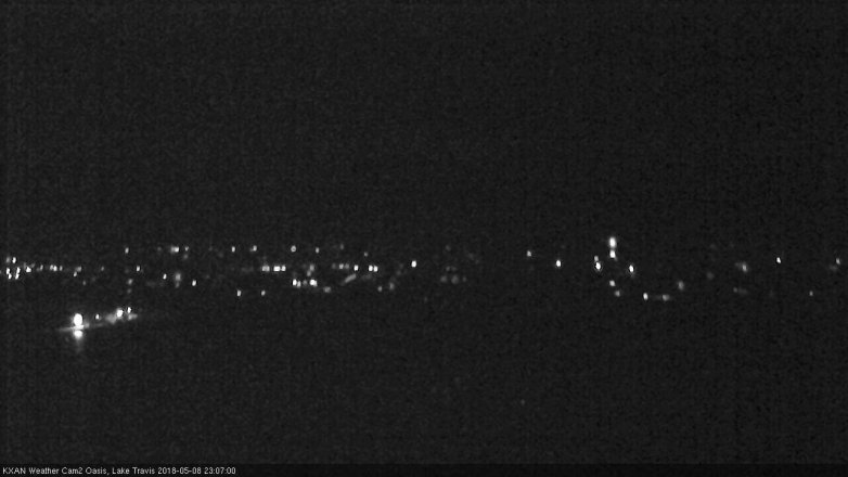 Lake Travis webcam, May 8, 2018 10:10 PM CT