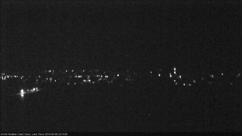 Lake Travis webcam, May 8, 2018 10:15 PM CT