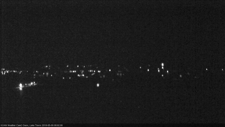 Lake Travis webcam, May 8, 2018 11:05 PM CT