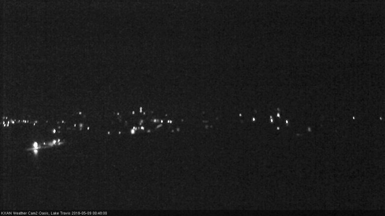Lake Travis webcam, May 8, 2018 11:50 PM CT