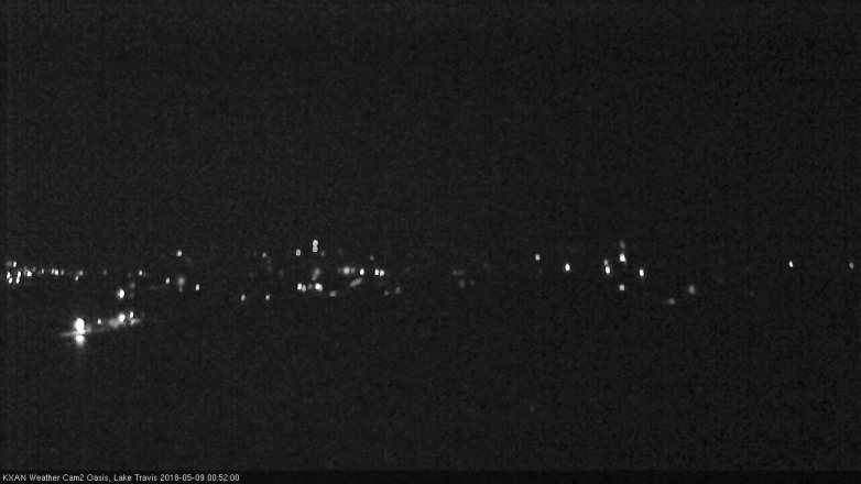 Lake Travis webcam, May 8, 2018 11:55 PM CT
