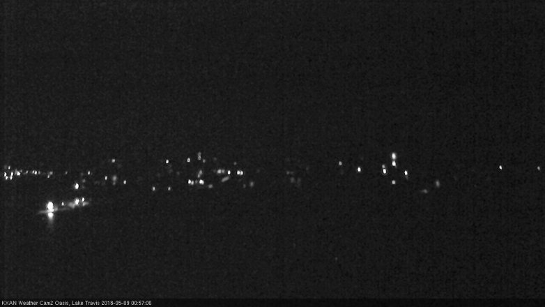 Lake Travis webcam, May 8, 2018 12:00 AM CT