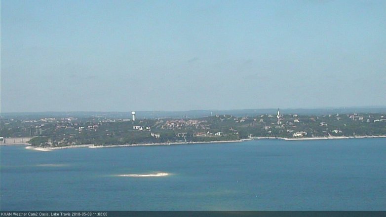 Lake Travis webcam, May 9, 2018 10:05 AM CT