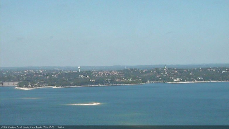 Lake Travis webcam, May 9, 2018 10:30 AM CT