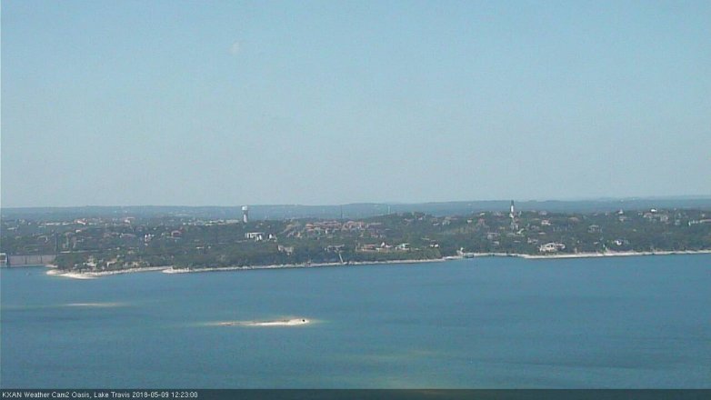 Lake Travis webcam, May 9, 2018 11:25 AM CT