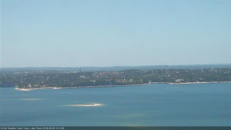 Lake Travis webcam, May 9, 2018 12:15 PM CT