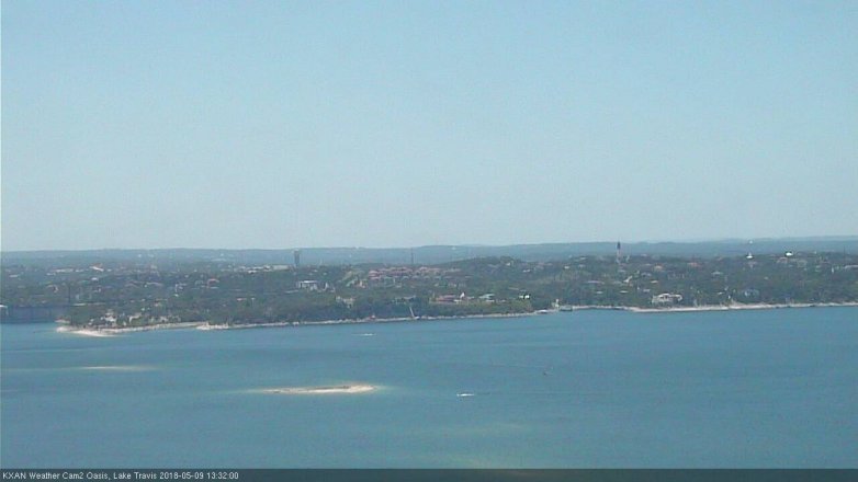 Lake Travis webcam, May 9, 2018 12:35 PM CT