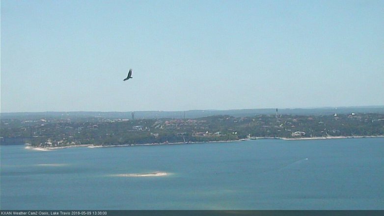 Lake Travis webcam, May 9, 2018 12:40 PM CT