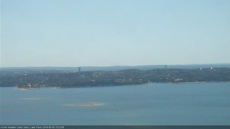 Lake Travis webcam, May 9, 2018 2:25 PM CT