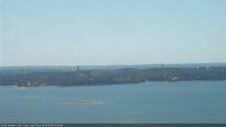 Lake Travis webcam, May 9, 2018 2:35 PM CT