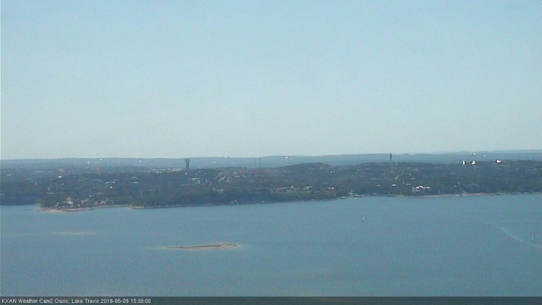 Lake Travis webcam, May 9, 2018 2:40 PM CT