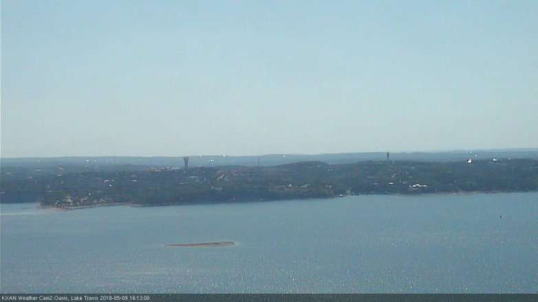 Lake Travis webcam, May 9, 2018 3:15 PM CT