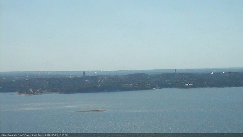 Lake Travis webcam, May 9, 2018 3:20 PM CT