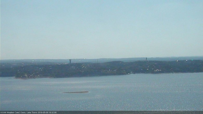 Lake Travis webcam, May 9, 2018 3:35 PM CT