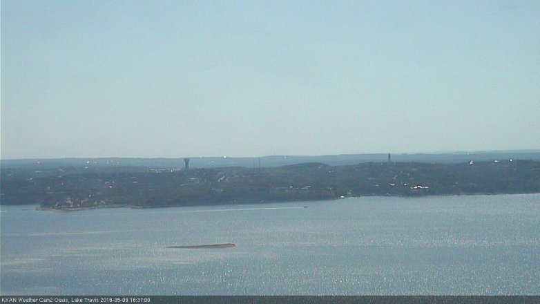Lake Travis webcam, May 9, 2018 3:40 PM CT