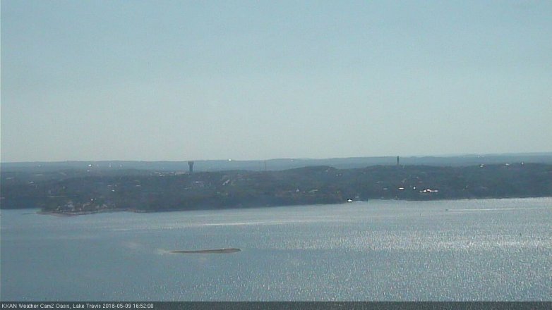Lake Travis webcam, May 9, 2018 3:55 PM CT