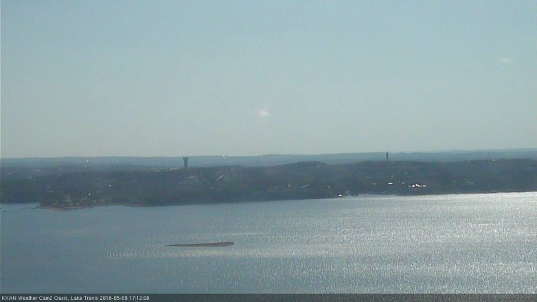 Lake Travis webcam, May 9, 2018 4:15 PM CT