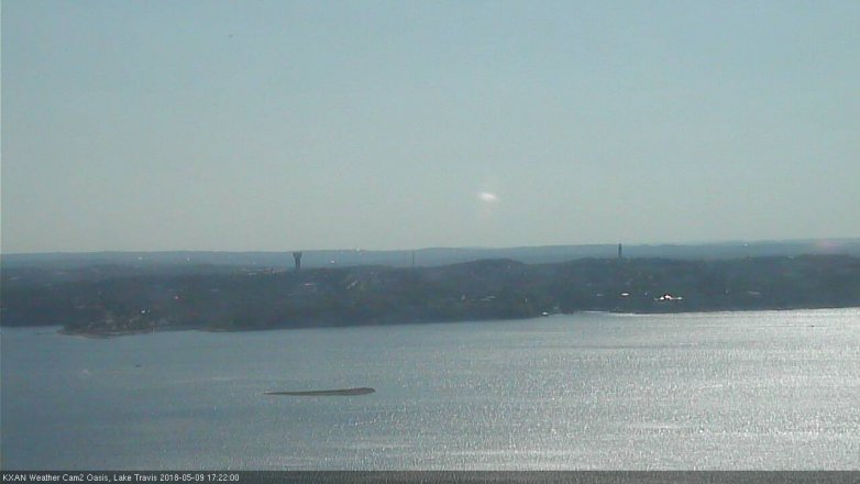 Lake Travis webcam, May 9, 2018 4:25 PM CT