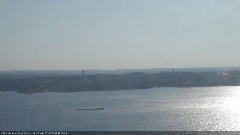 Lake Travis webcam, May 9, 2018 5:05 PM CT