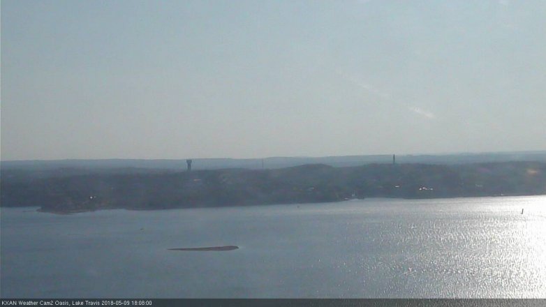 Lake Travis webcam, May 9, 2018 5:10 PM CT