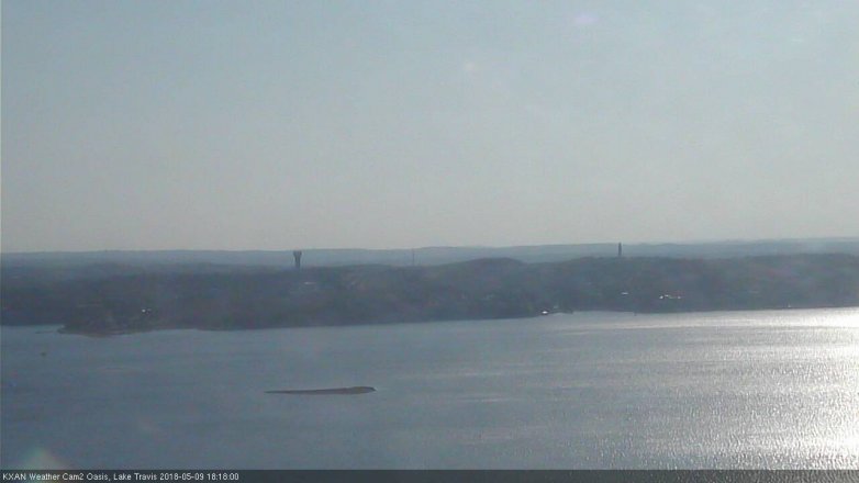 Lake Travis webcam, May 9, 2018 5:20 PM CT