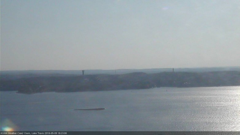 Lake Travis webcam, May 9, 2018 5:25 PM CT