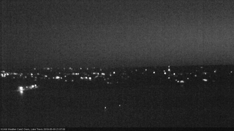 Lake Travis webcam, May 9, 2018 8:10 PM CT