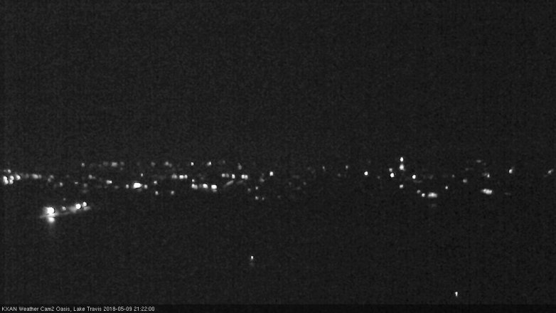 Lake Travis webcam, May 9, 2018 8:25 PM CT