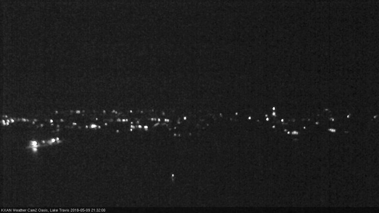 Lake Travis webcam, May 9, 2018 8:35 PM CT