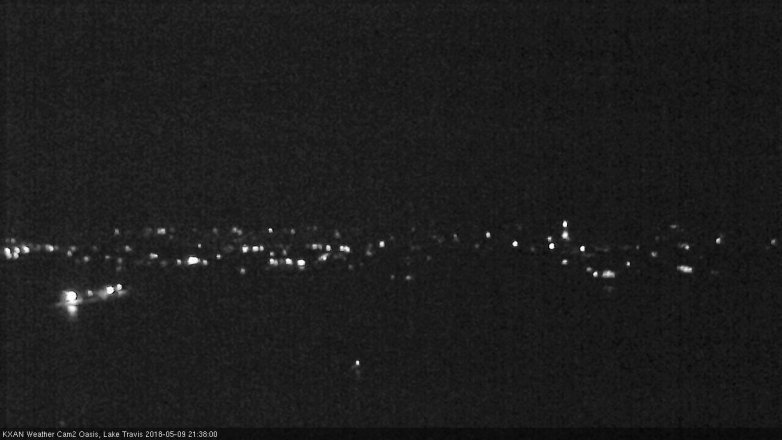 Lake Travis webcam, May 9, 2018 8:40 PM CT