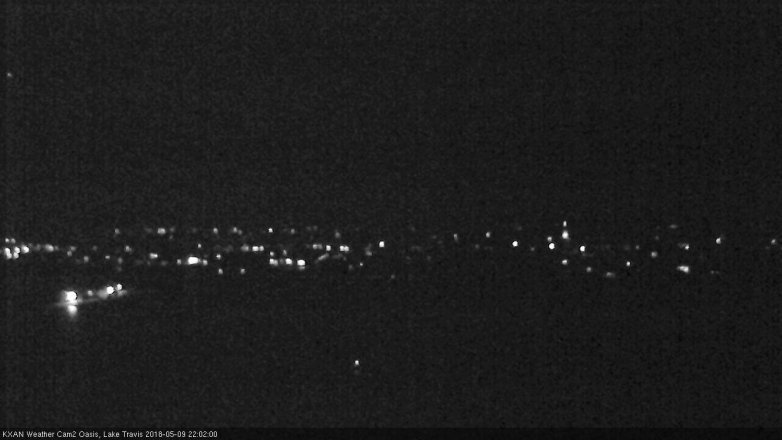 Lake Travis webcam, May 9, 2018 9:05 PM CT
