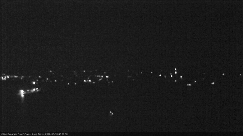 Lake Travis webcam, May 9, 2018 11:55 PM CT