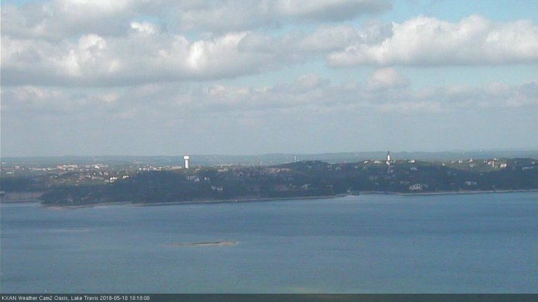 Lake Travis webcam, May 10, 2018 9:20 AM CT