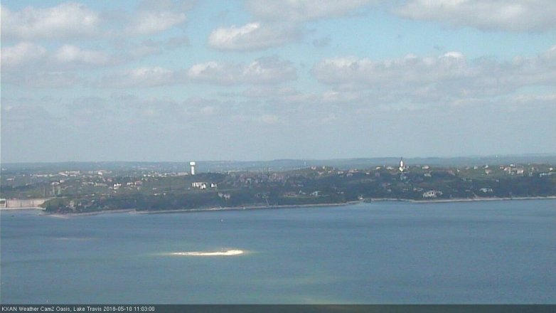 Lake Travis webcam, May 10, 2018 10:05 AM CT