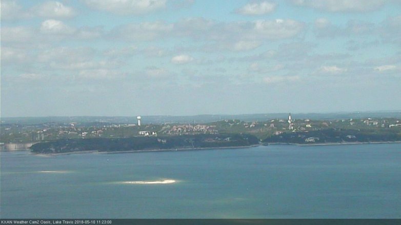 Lake Travis webcam, May 10, 2018 10:25 AM CT