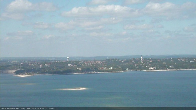 Lake Travis webcam, May 10, 2018 10:30 AM CT