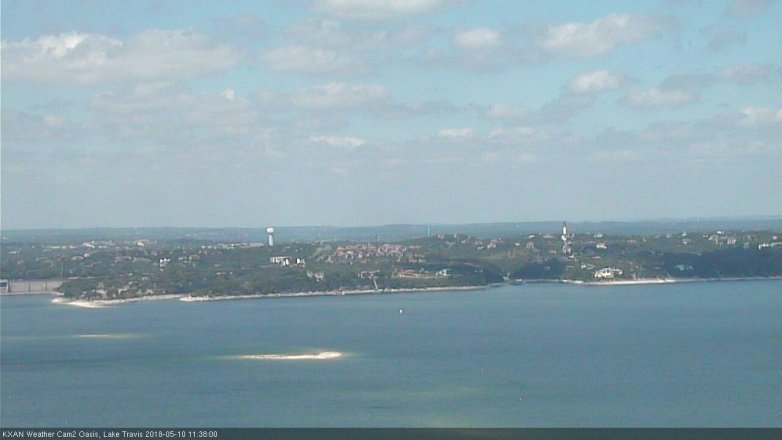 Lake Travis webcam, May 10, 2018 10:40 AM CT