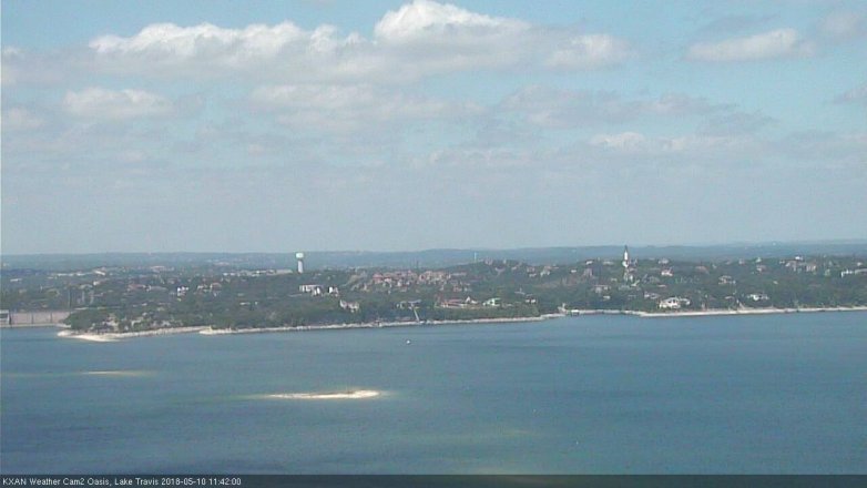 Lake Travis webcam, May 10, 2018 10:45 AM CT