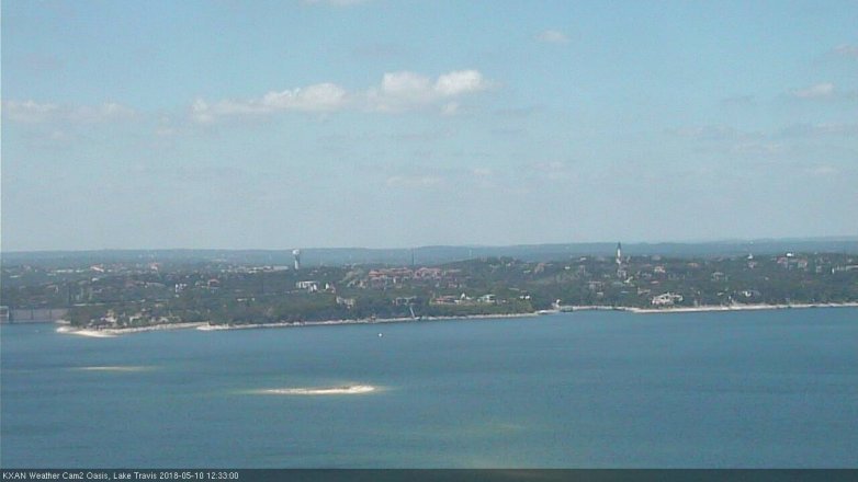 Lake Travis webcam, May 10, 2018 11:35 AM CT
